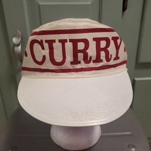 VTG 80s Curry College Colonels University‎ USA Union Made Painters Hat Cap